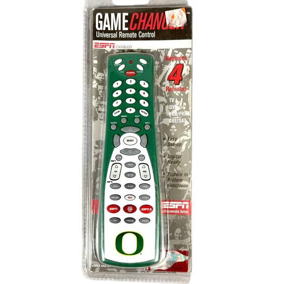 Game Changer Universal Remote Control ESPN University of Oregon Ducks NEW - Picture 1 of 9